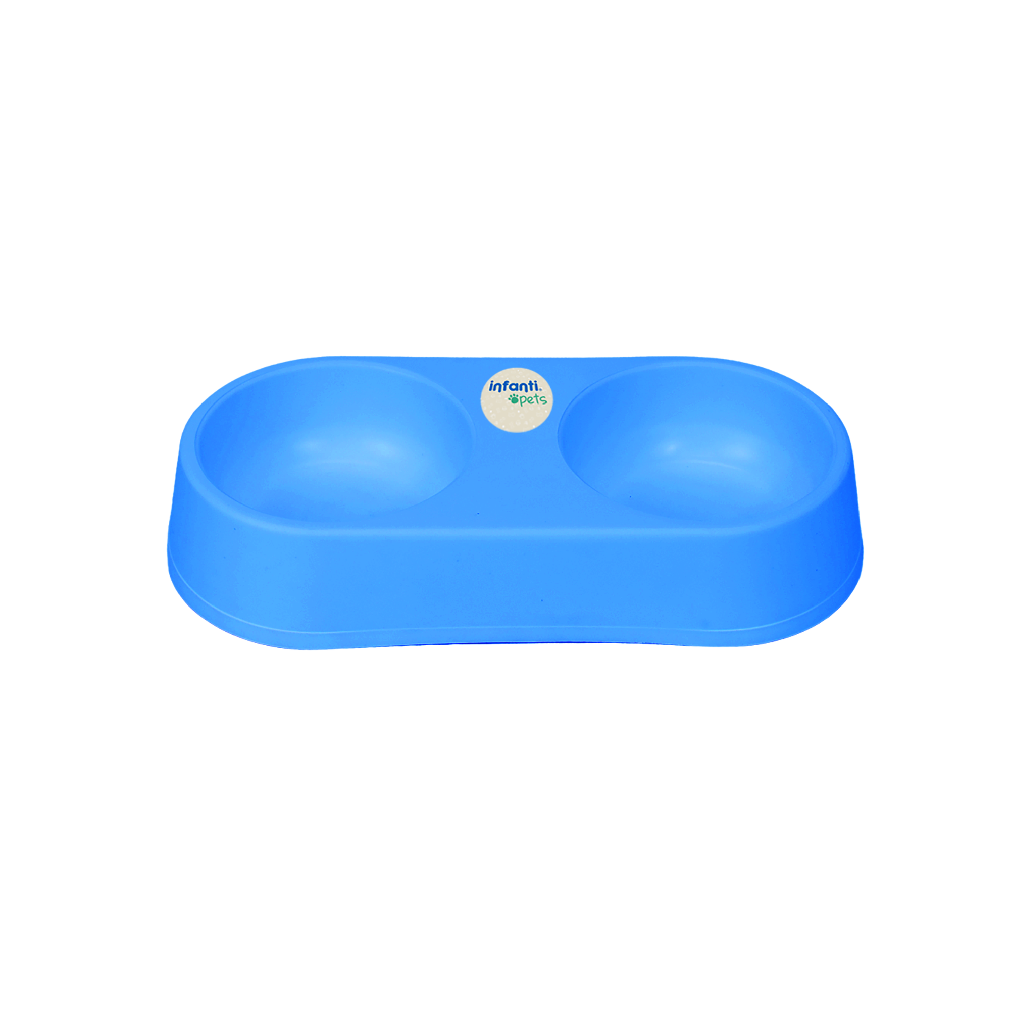 Plato Comedero Doble Practico Comodo Fabricado Polipropileno