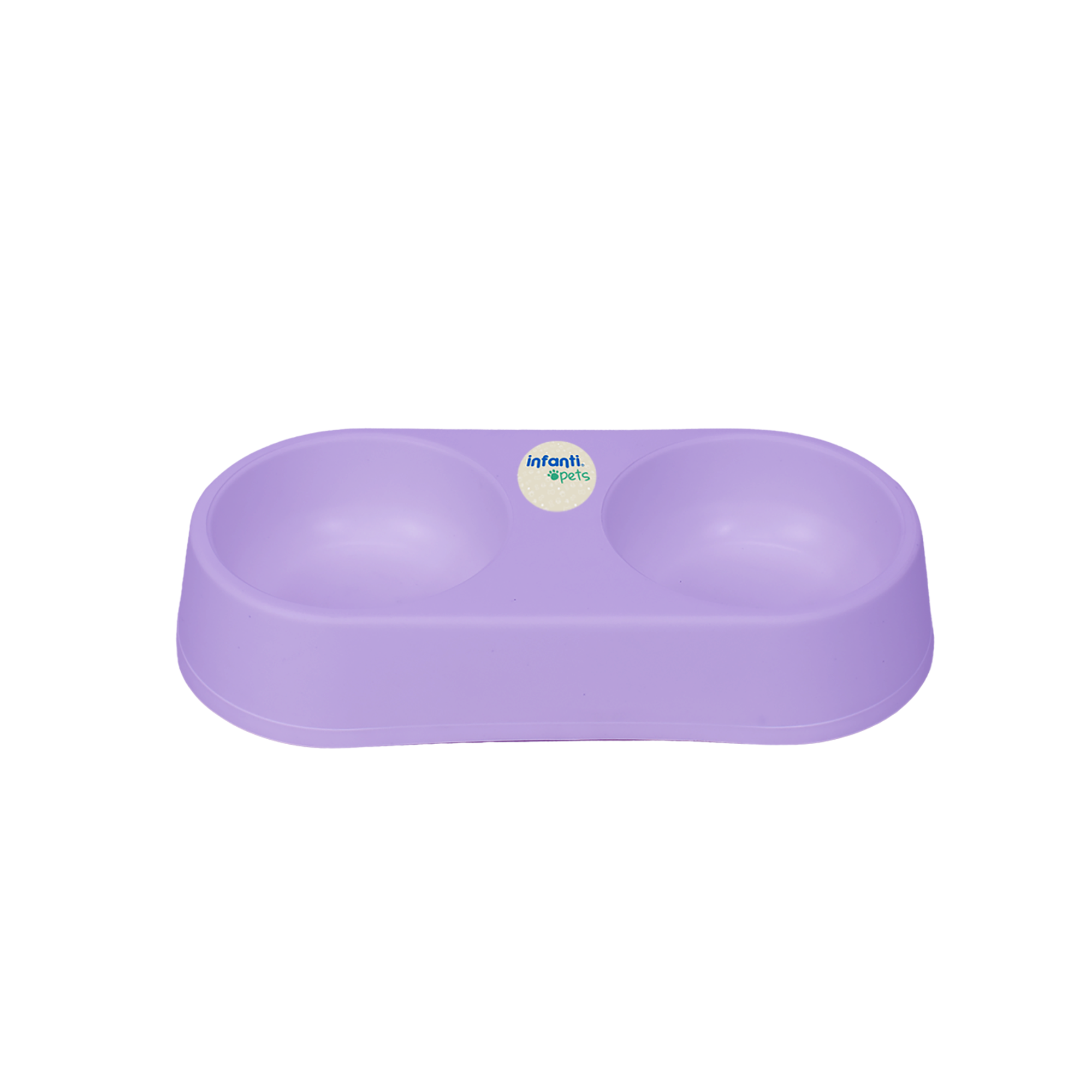 Plato Comedero Doble Practico Comodo Fabricado Polipropileno
