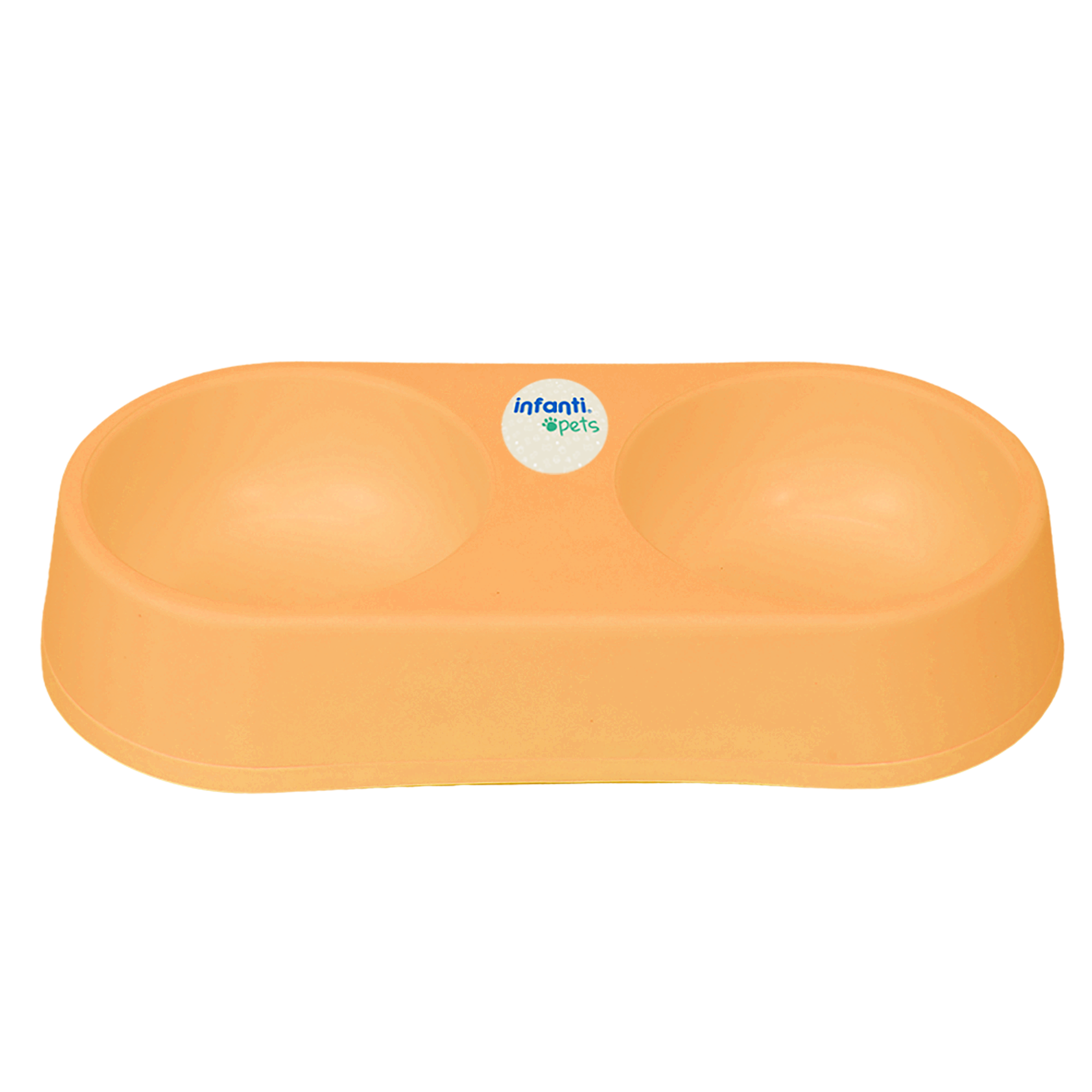 Plato Comedero Doble Practico Comodo Fabricado Polipropileno