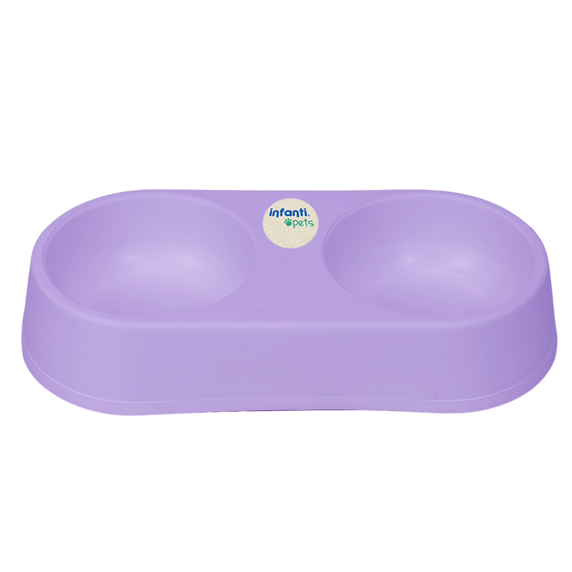 Plato Comedero Doble Practico Comodo Fabricado Polipropileno
