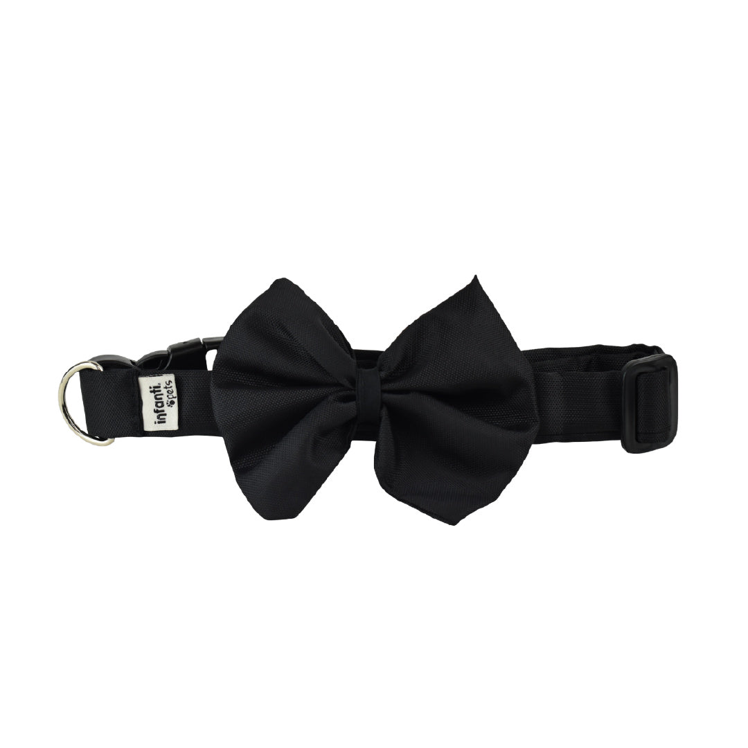 Collar De Moño De Perro Ajuste Cómodo Y Seguro Herraje Metal