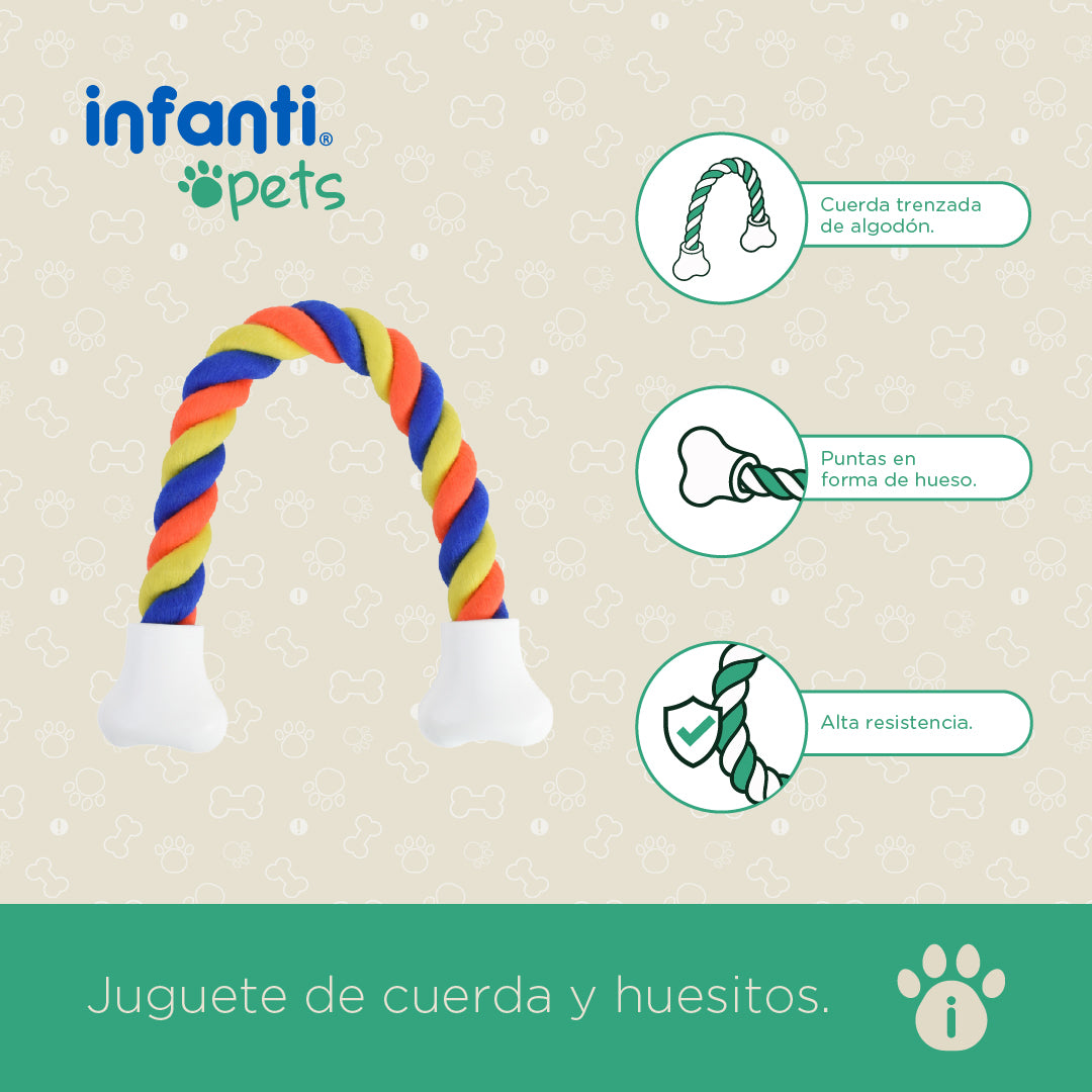 Juguetes De Cuerda De Hueso Para Perros Ideal Para Salud Dental