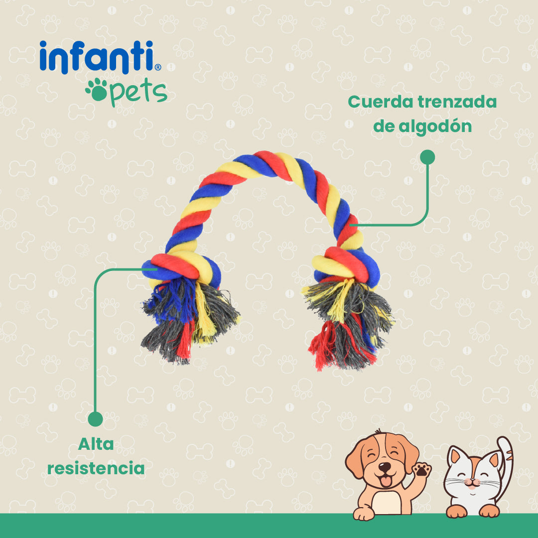Juguetes De Cuerda Para Perros Alta Resistencia Salud Dental