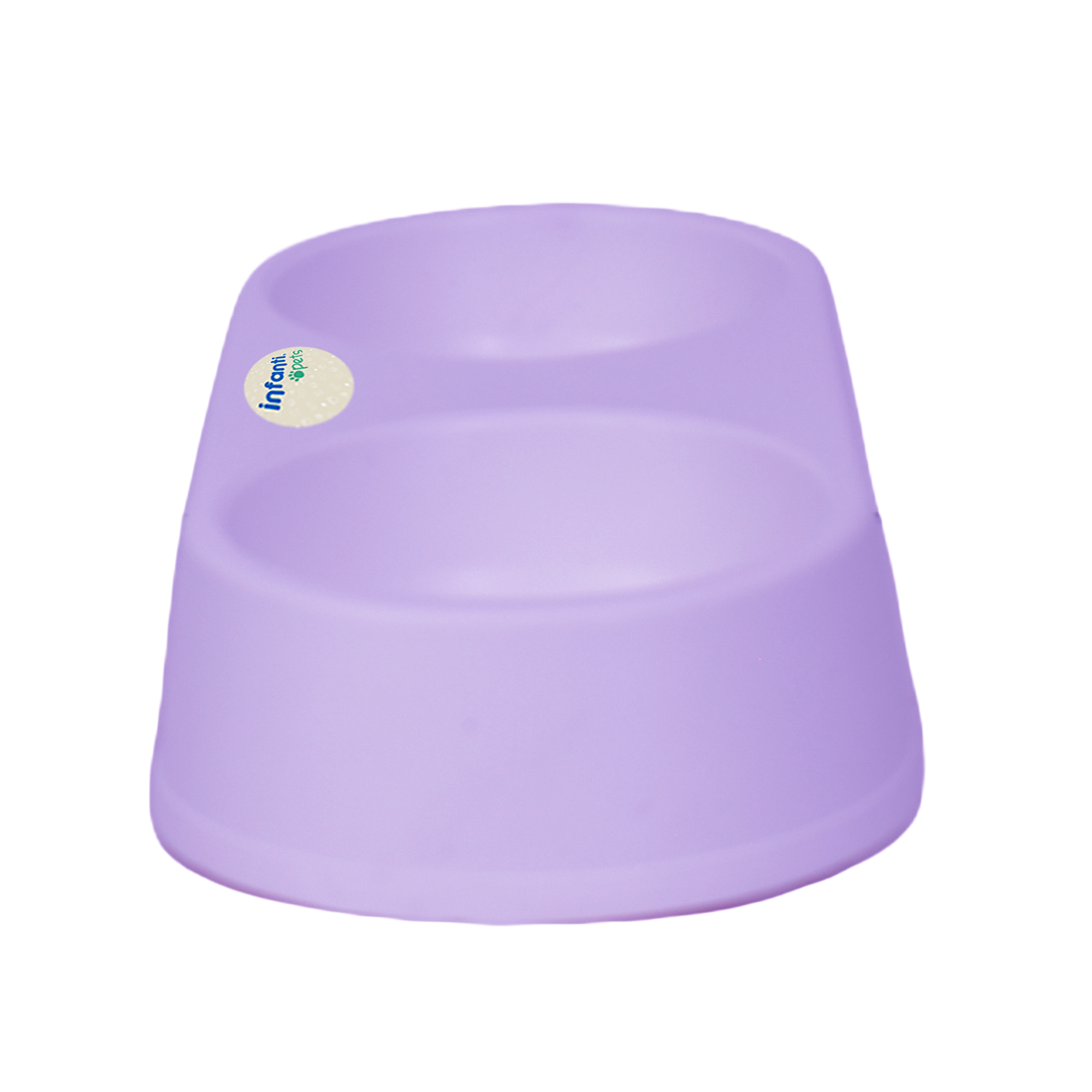 Plato Comedero Doble Practico Comodo Fabricado Polipropileno