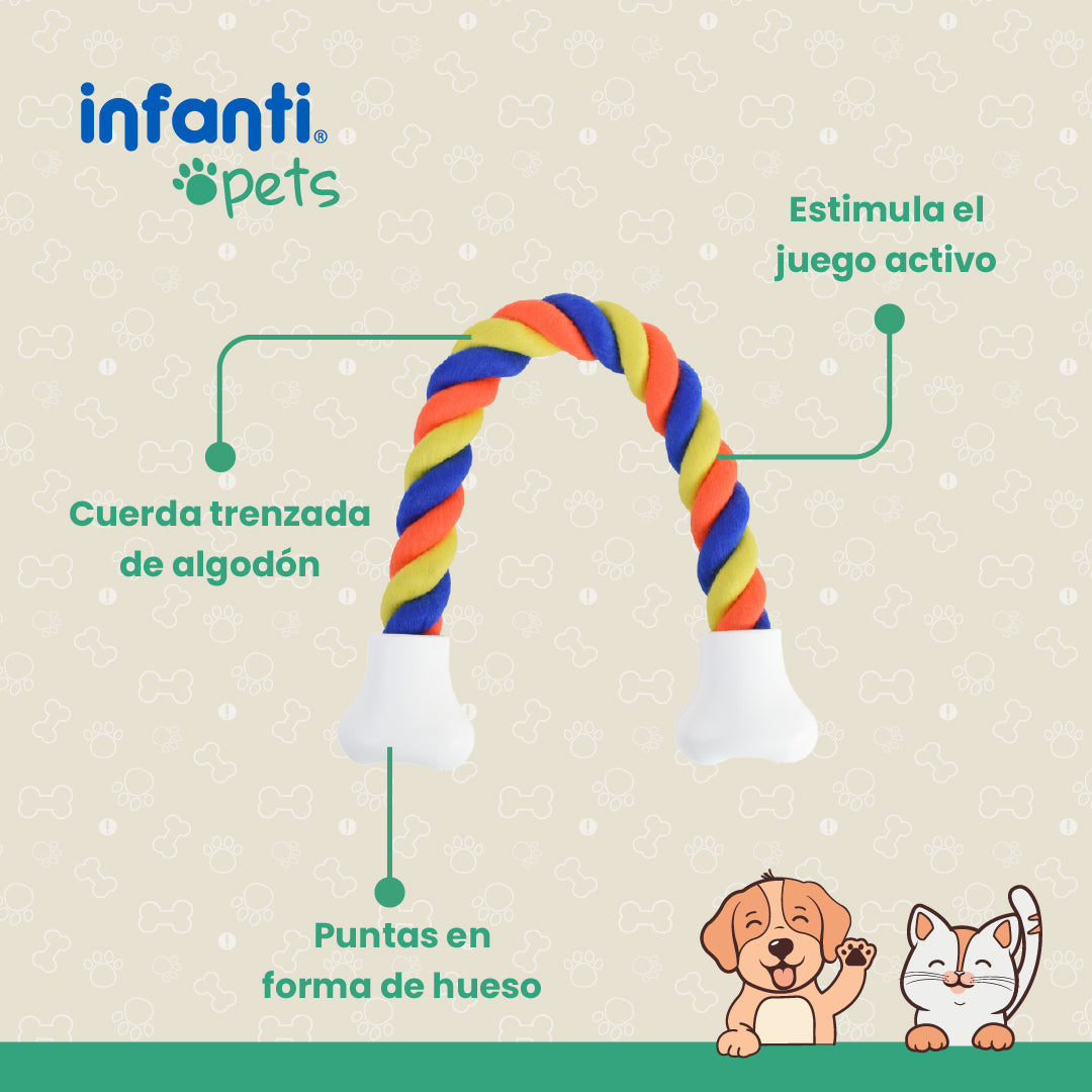 Juguetes De Cuerda De Hueso Para Perros Ideal Para Salud Dental