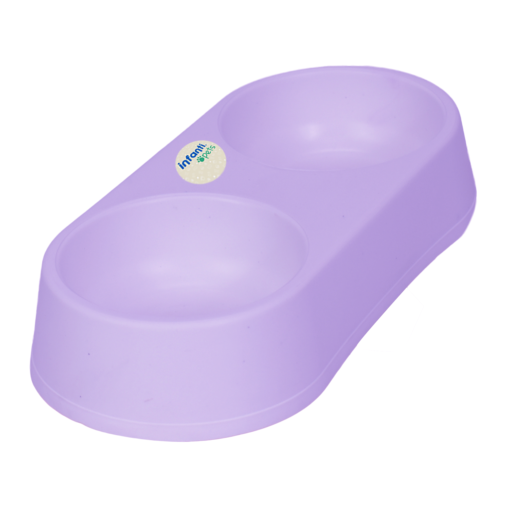 Plato Comedero Doble Practico Comodo Fabricado Polipropileno