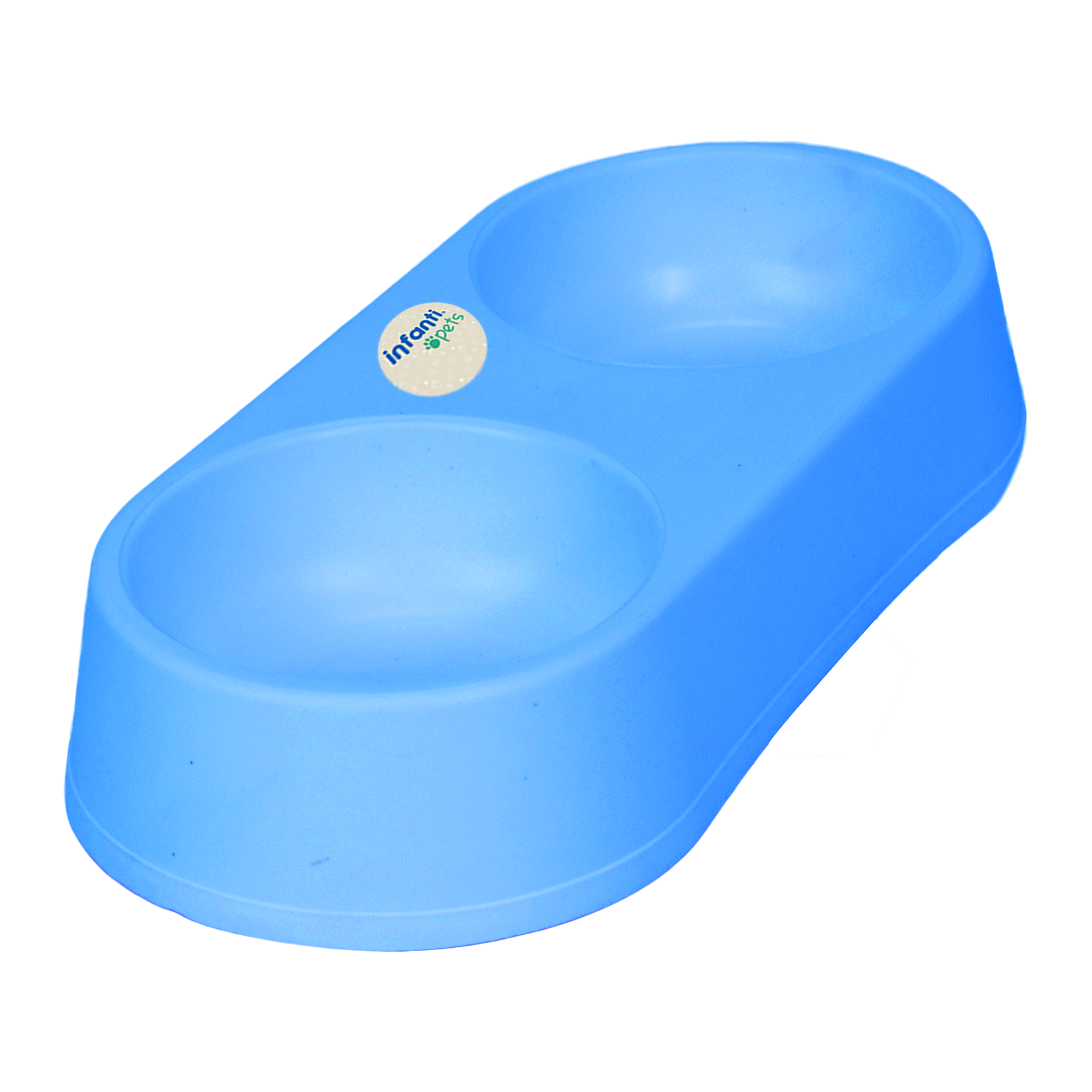 Plato Comedero Doble Practico Comodo Fabricado Polipropileno