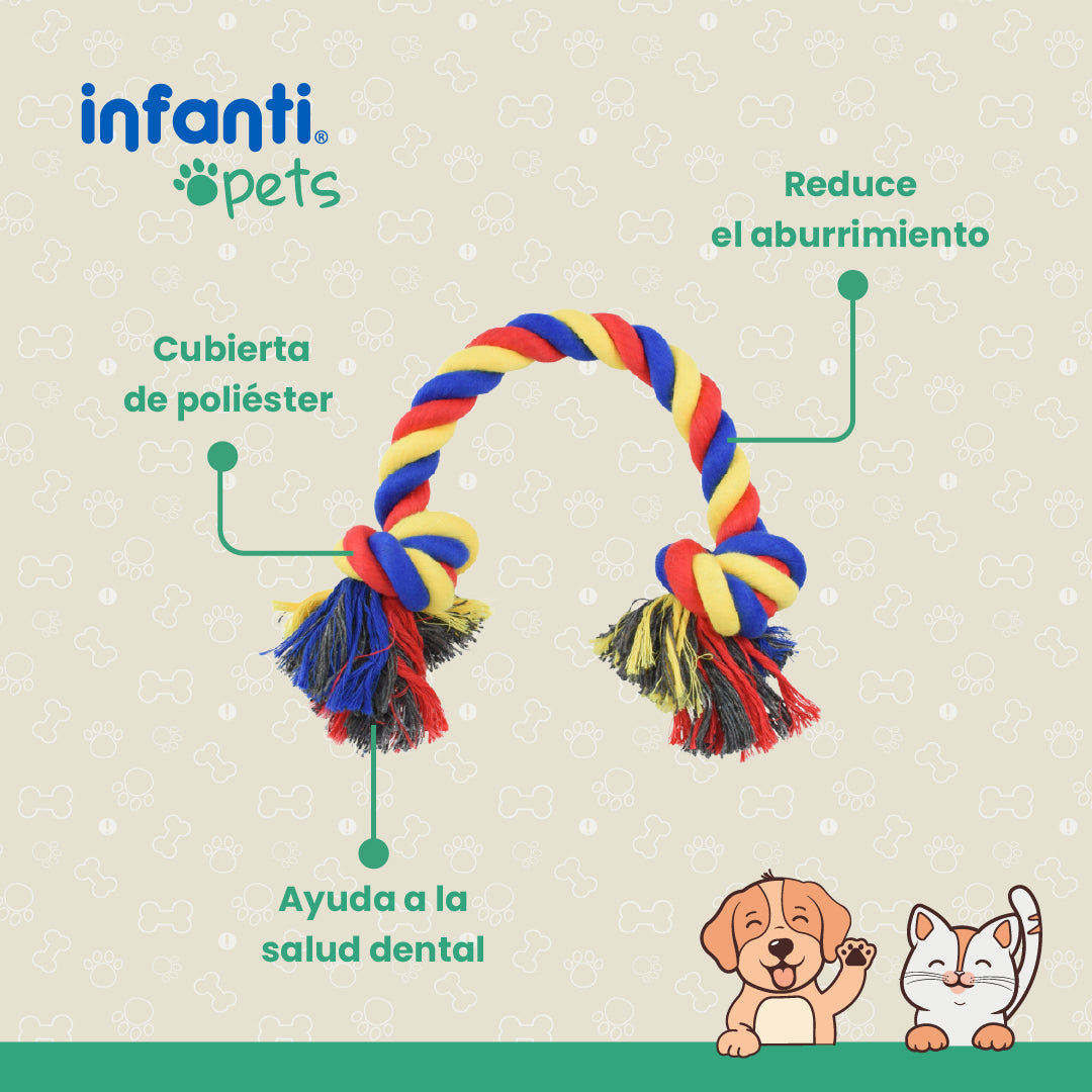Juguetes De Cuerda Para Perros Alta Resistencia Salud Dental