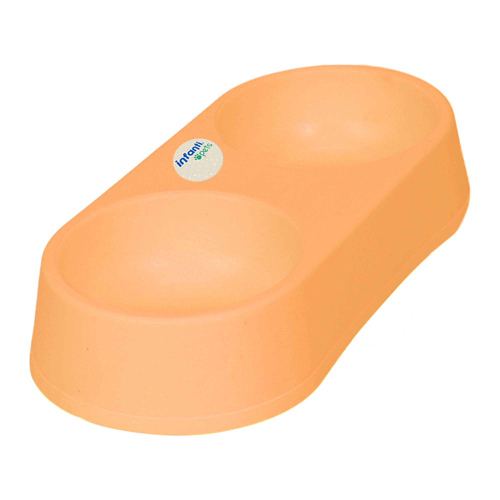 Plato Comedero Doble Practico Comodo Fabricado Polipropileno