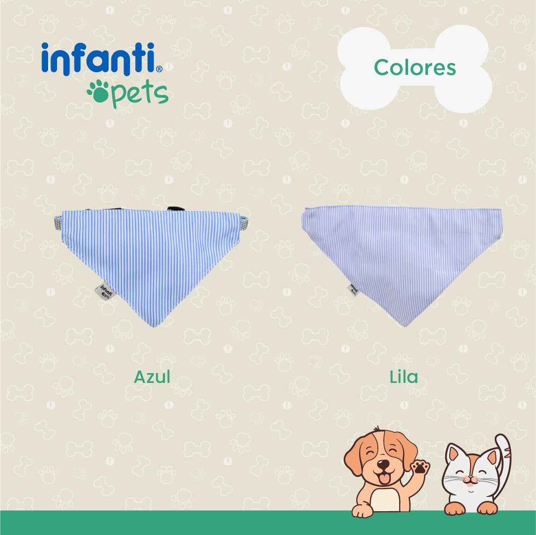 Collar Paliacate Bandana Para Perro Ajuste Cómodo Y Seguro