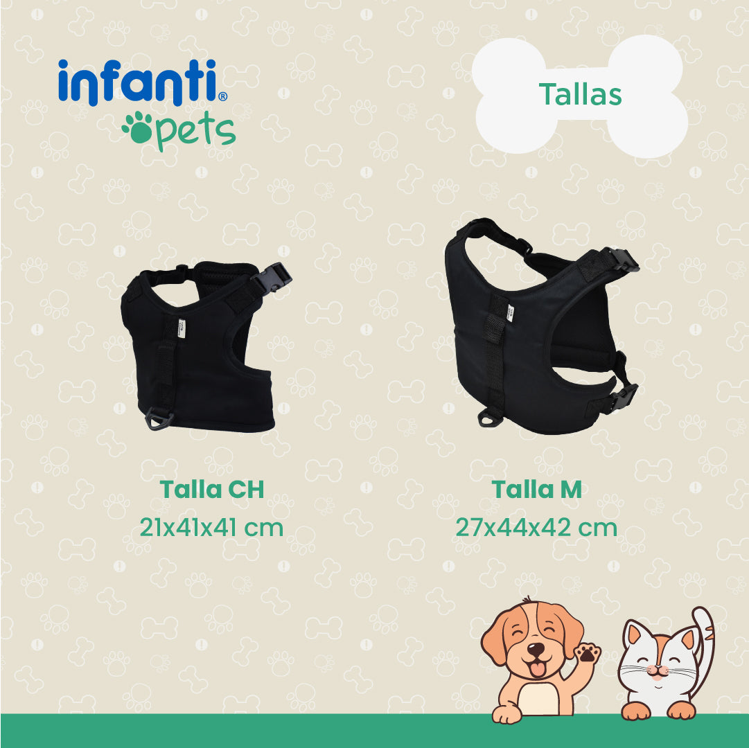 Pechera Para Mascotas Resistente Con Ajuste Seguro Adaptable