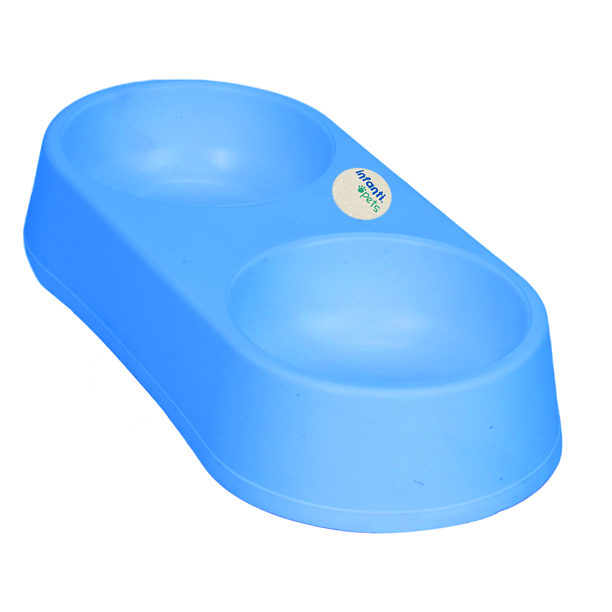 Plato Comedero Doble Practico Comodo Fabricado Polipropileno