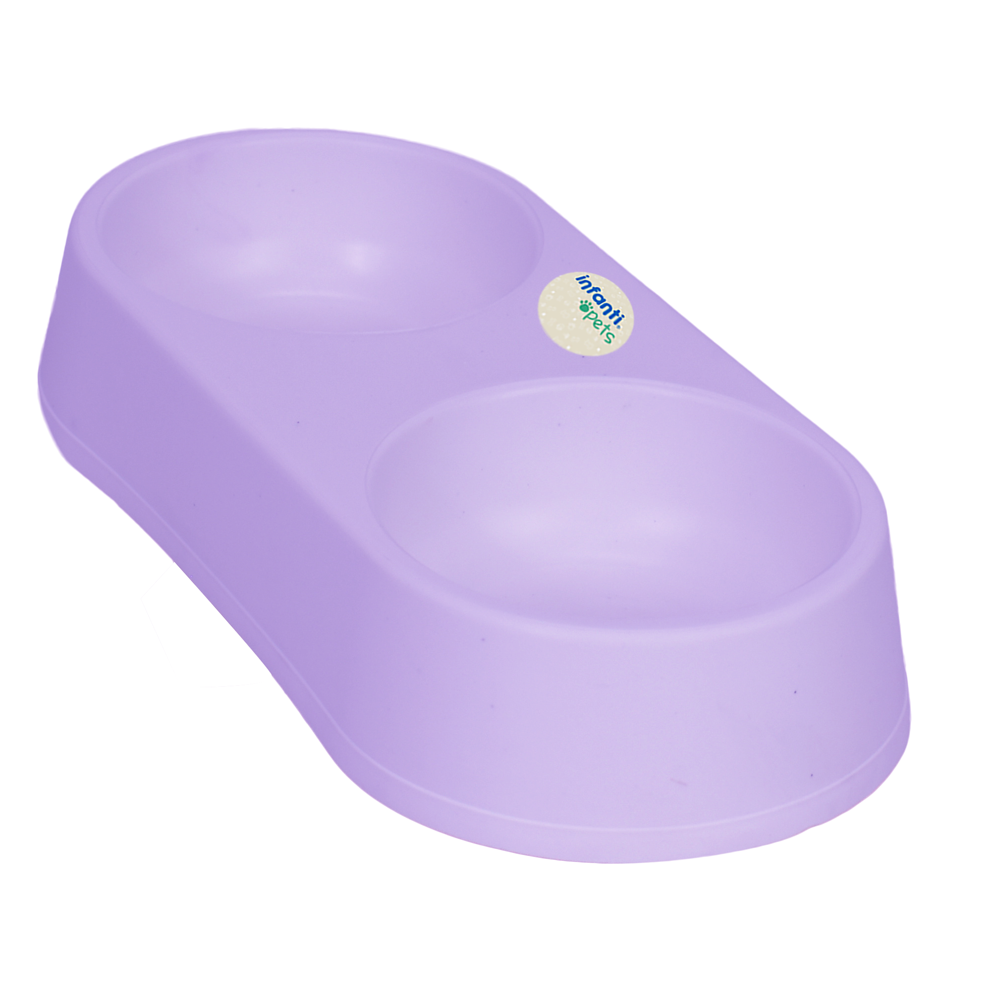 Plato Comedero Doble Practico Comodo Fabricado Polipropileno