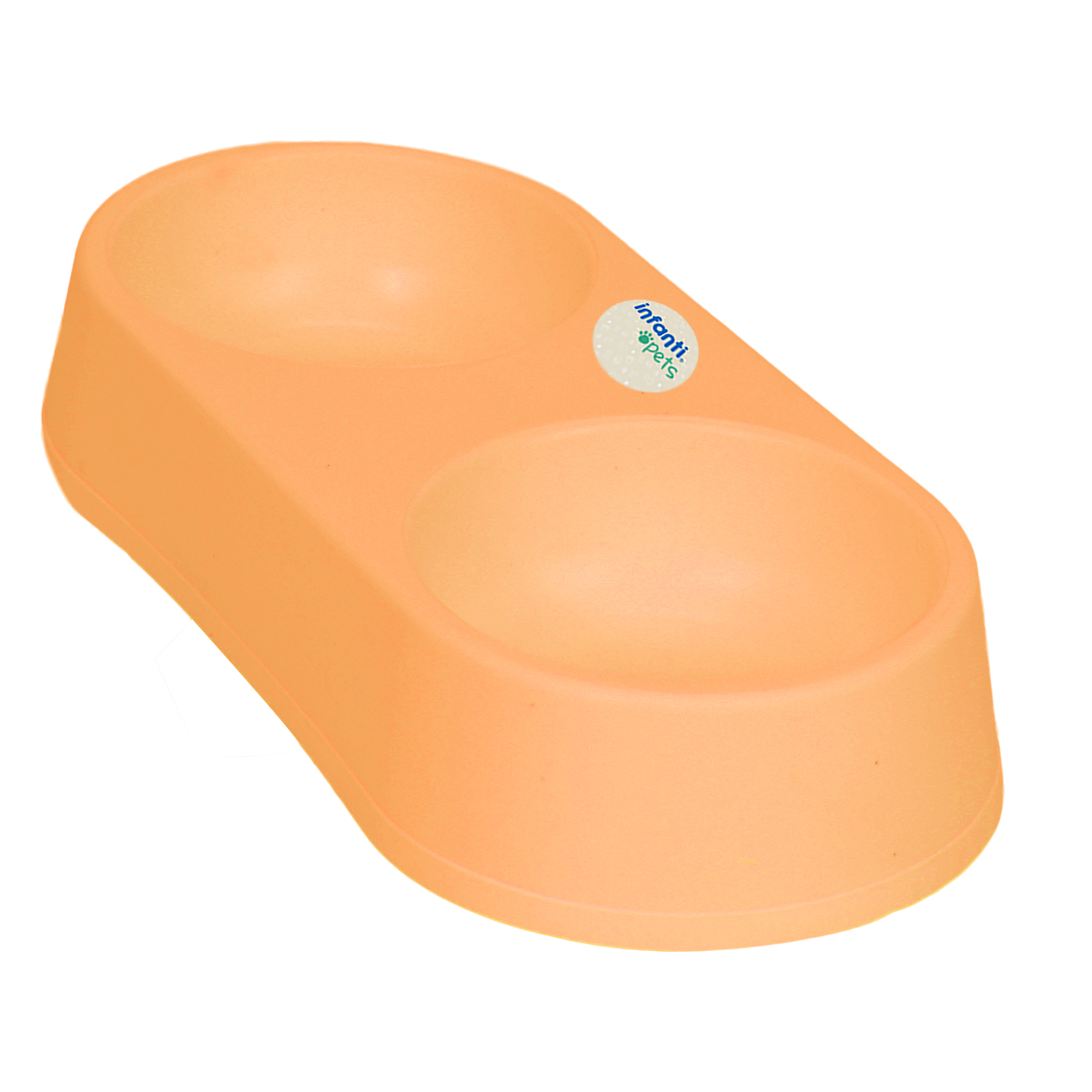 Plato Comedero Doble Practico Comodo Fabricado Polipropileno