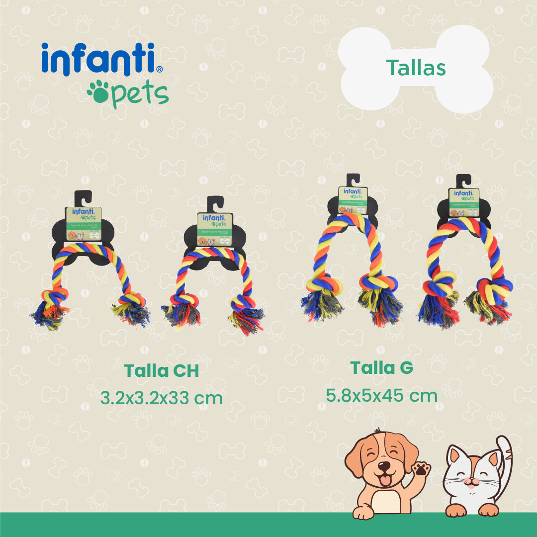 Juguetes De Cuerda Para Perros Alta Resistencia Salud Dental